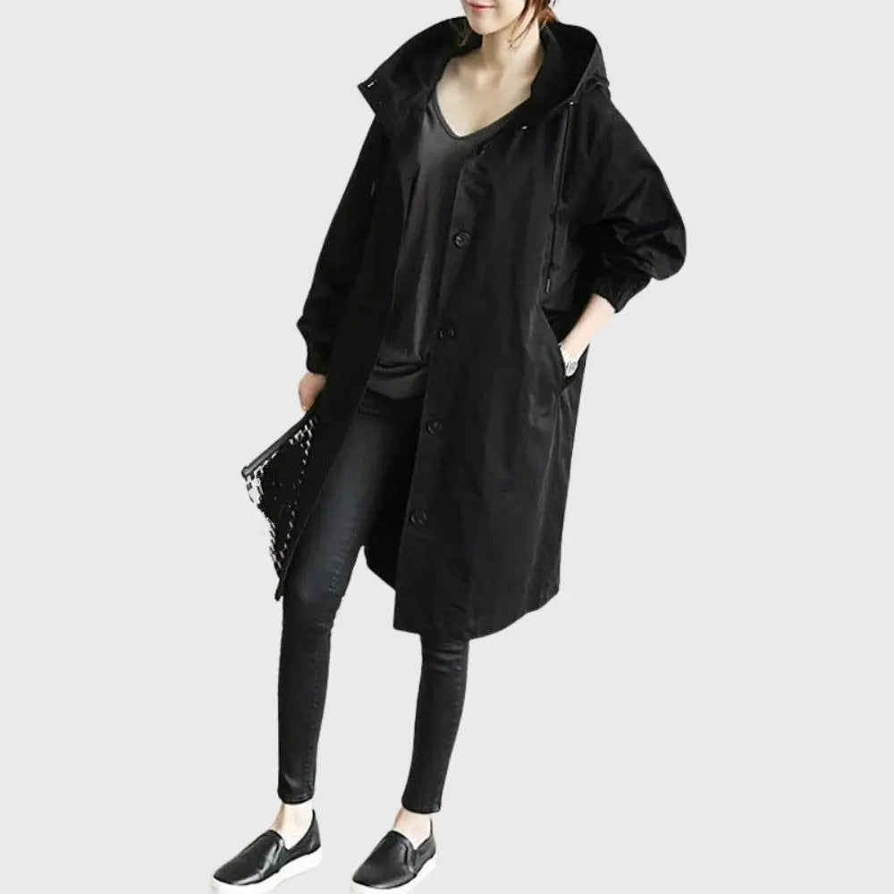 Marlowena - Hooded Waterproof Coat For Rainy Commutes — view 2 of 9
