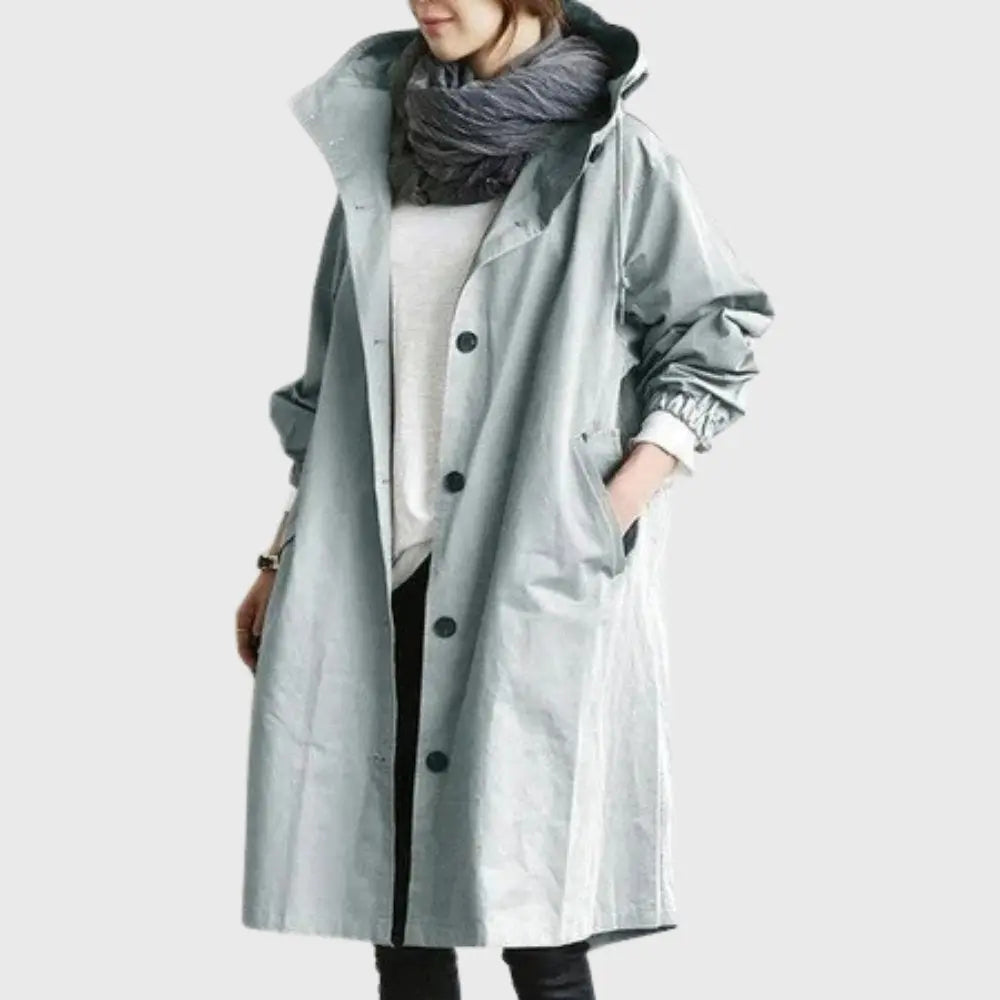 Marlowena - Hooded Waterproof Coat For Rainy Commutes — view 3 of 9