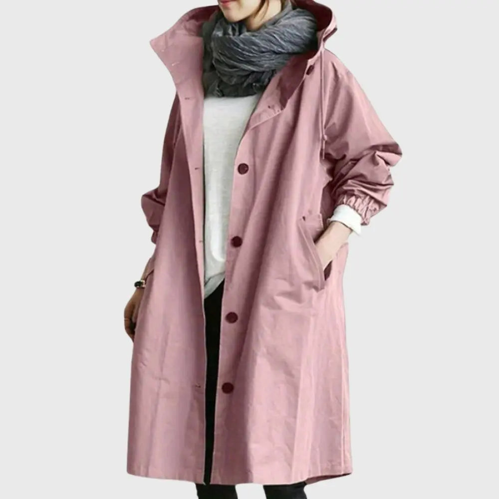 Marlowena - Hooded Waterproof Coat For Rainy Commutes — view 6 of 9