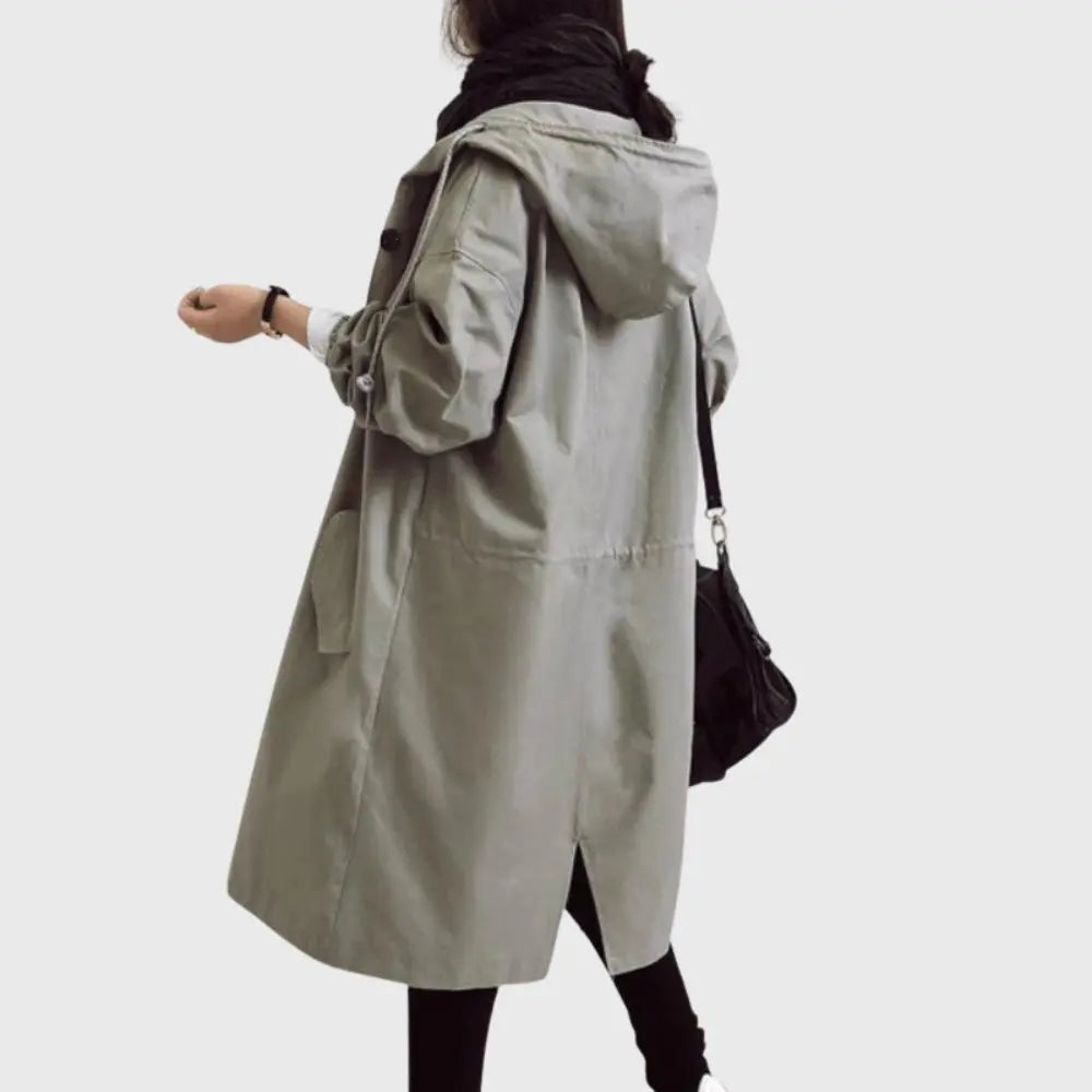 Marlowena - Hooded Waterproof Coat For Rainy Commutes — view 7 of 9