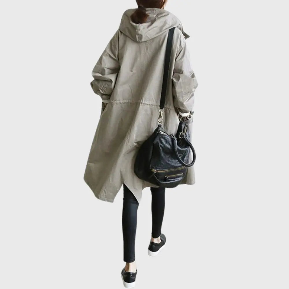 Marlowena - Hooded Waterproof Coat For Rainy Commutes — view 8 of 9