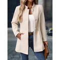 Marlwen - Tailored Stand Collar Coat Office Wear — view 9 of 9