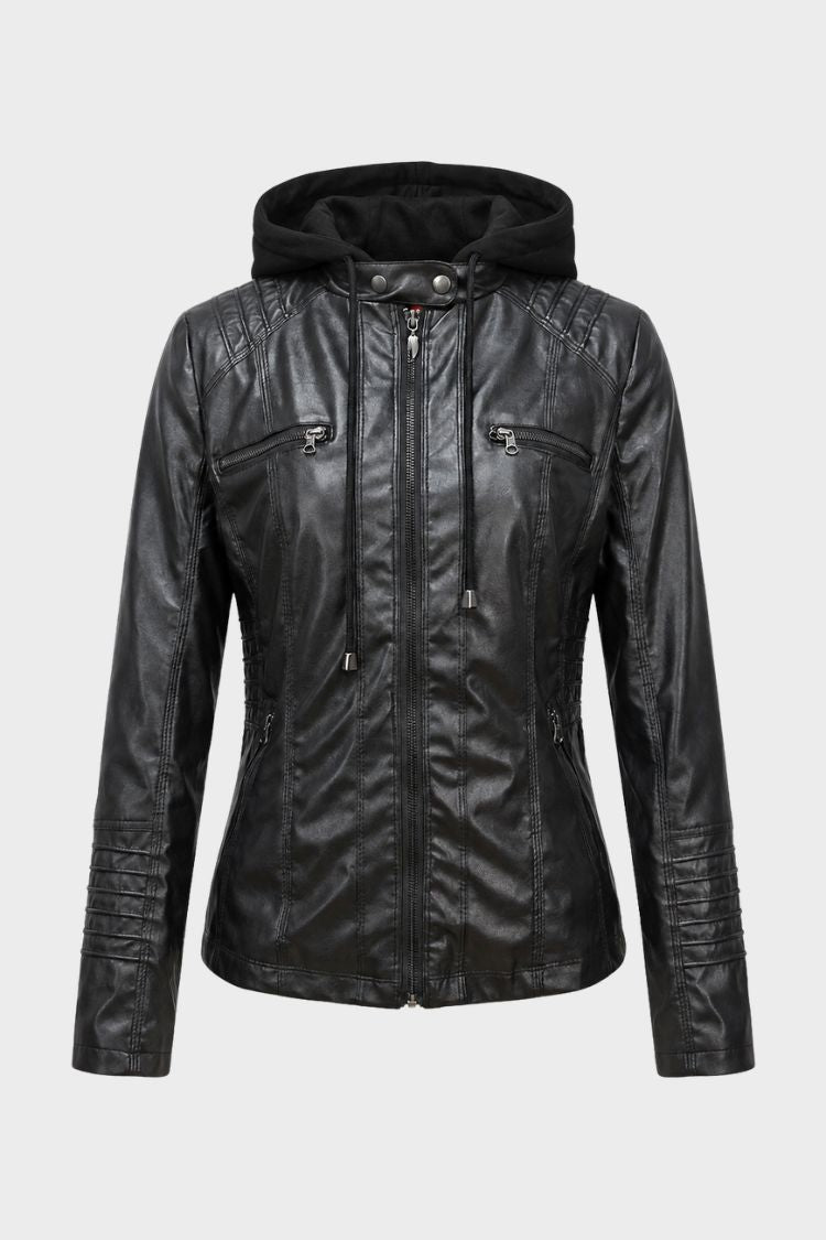 Marnelle - Fitted Hooded Jacket Everyday City Wear