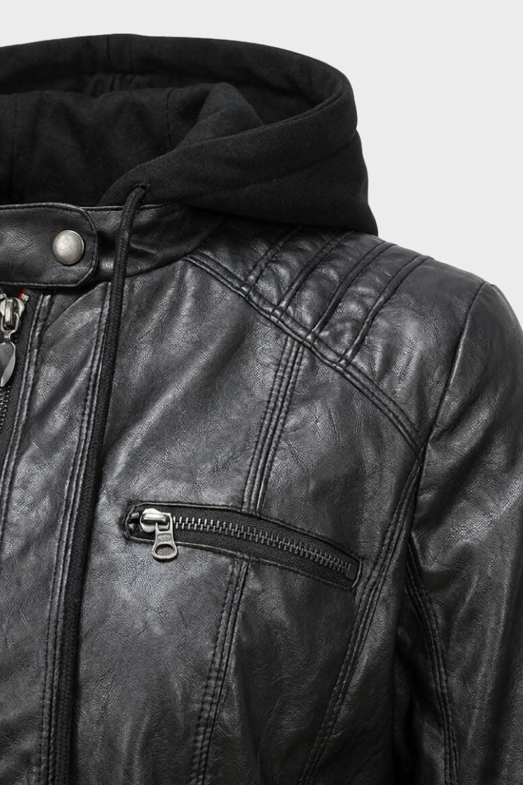 Marnelle - Fitted Hooded Jacket Everyday City Wear — view 2 of 8