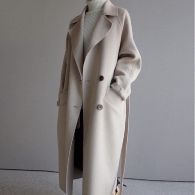Merrivale - Belted Wool-Blend Coat Winter Occasion Wear — view 2 of 5