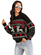 Noelira - Reindeer Christmas Jumper Festive Party Wear