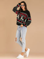 Noelira - Reindeer Christmas Jumper Festive Party Wear — view 3 of 4