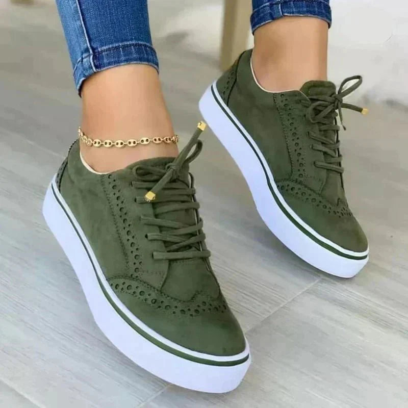Novaire - Lace-Up Platform Sneakers Everyday Comfort Support — view 2 of 6