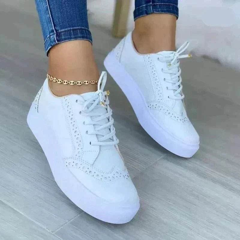 Novaire - Lace-Up Platform Sneakers Everyday Comfort Support — view 4 of 6