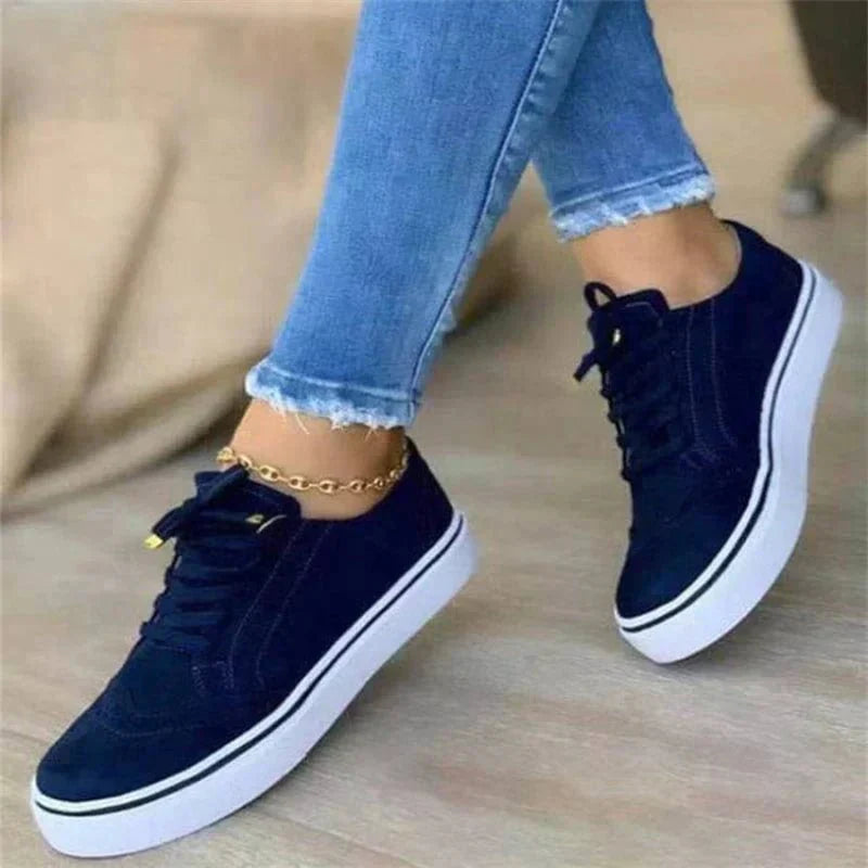 Novaire - Lace-Up Platform Sneakers Everyday Comfort Support — view 5 of 6