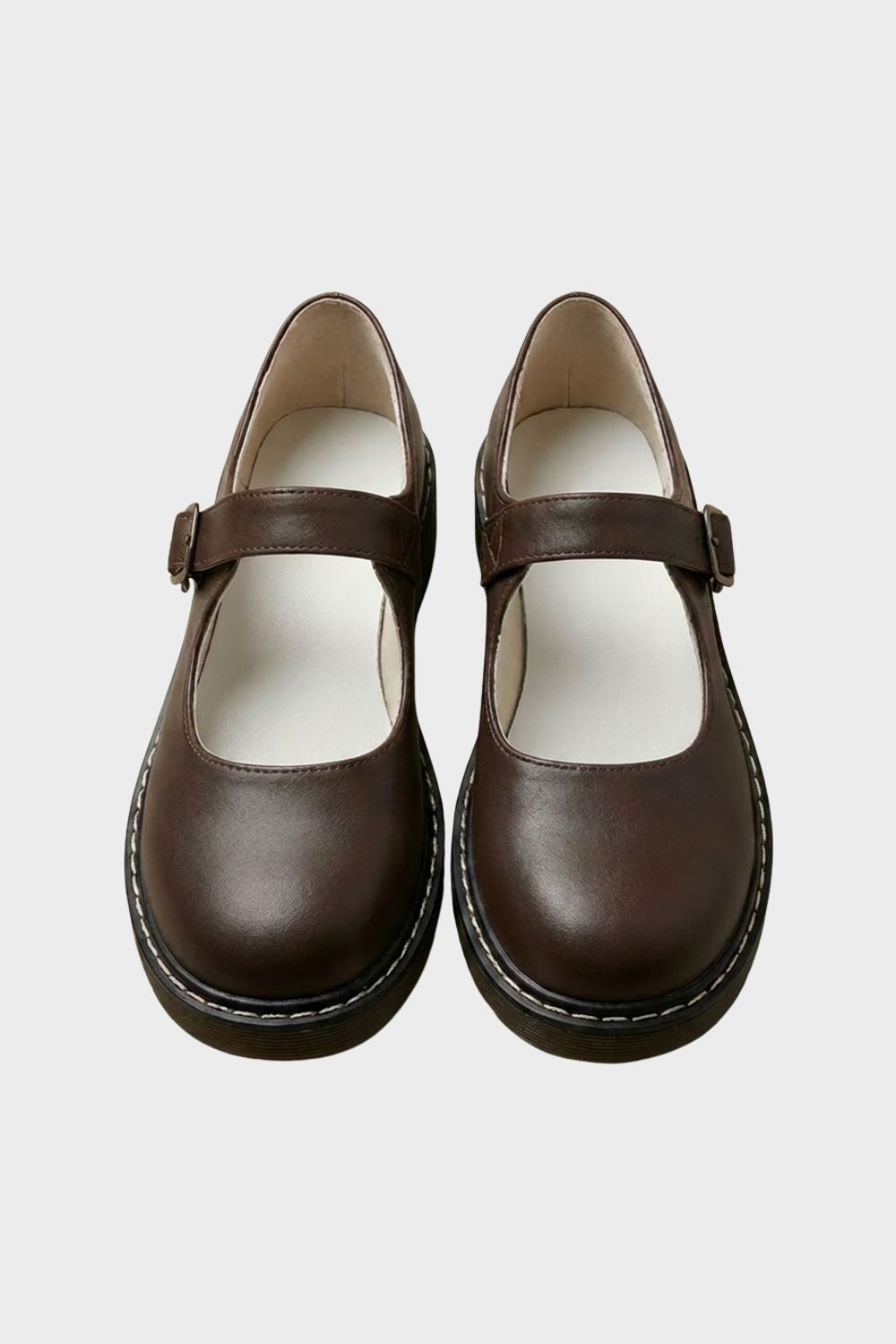 Odaline - Strap Buckle Ballerina Flats Everyday Wear