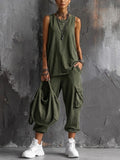 Cassiva - Casual Jersey Tee And Shorts Set — view 2 of 8