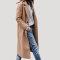 Palenne - Longline Single Button Coat Everyday Outerwear