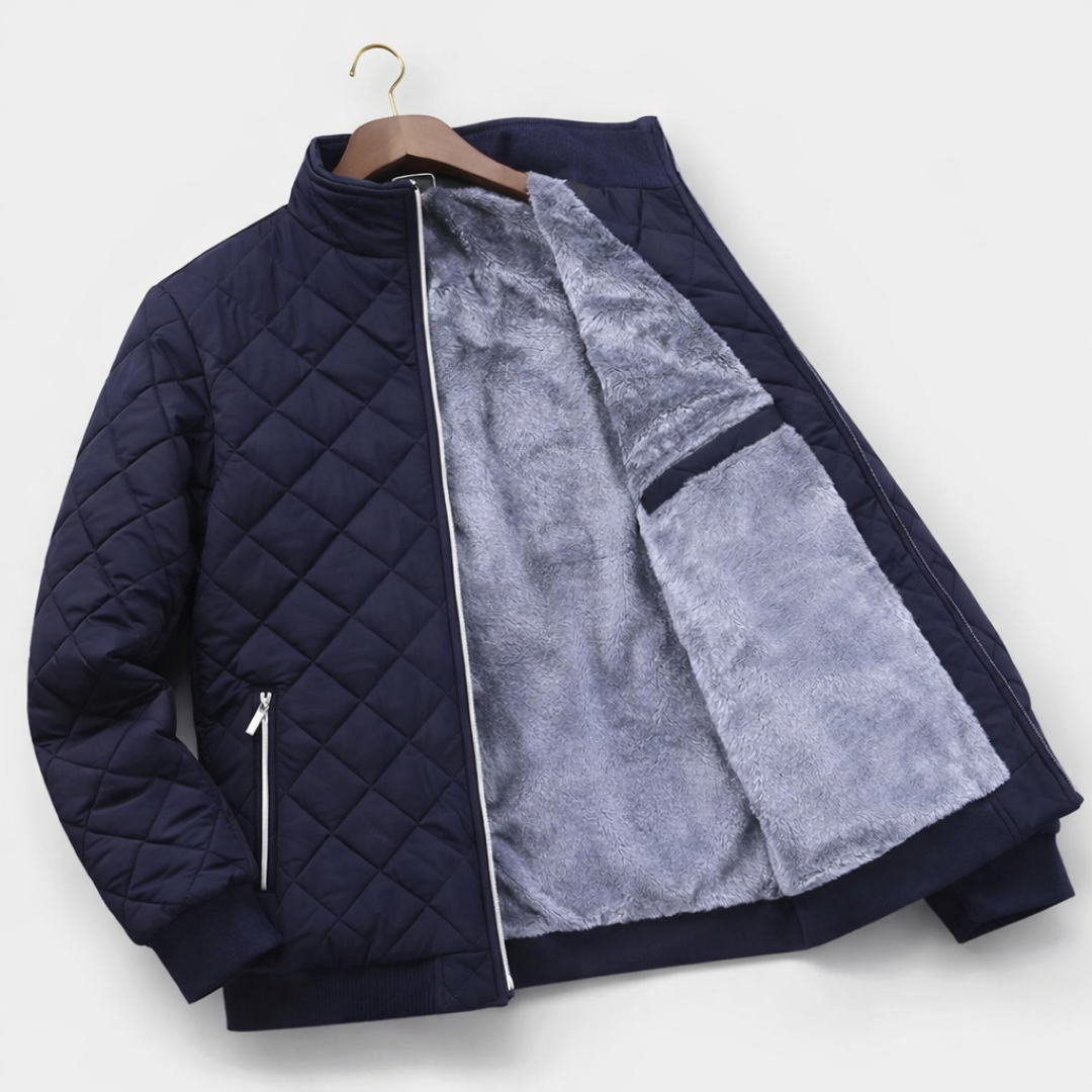 Quiltura - Structured Quilted Jacket Cold Weather Wear