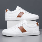 Renzo - Leather Look Sneakers For Men Everyday Wear