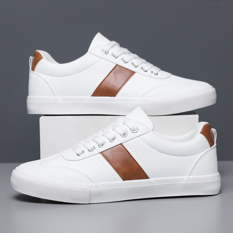 Renzo - Leather Look Sneakers For Men Everyday Wear