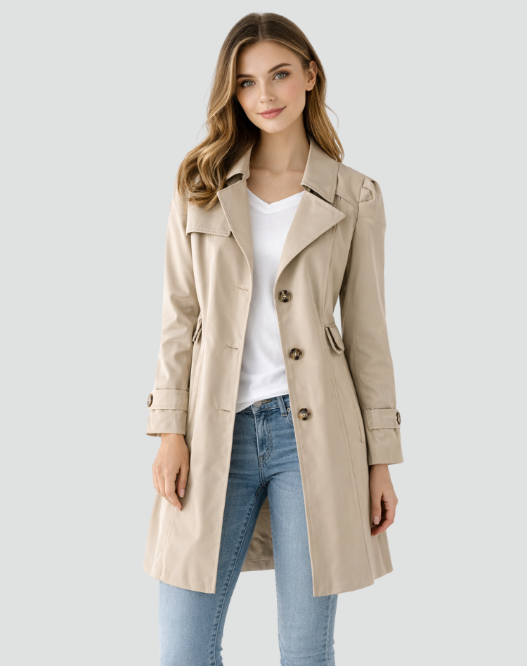 Revella - Slim Fit Trenchcoat Office And Casual Wear