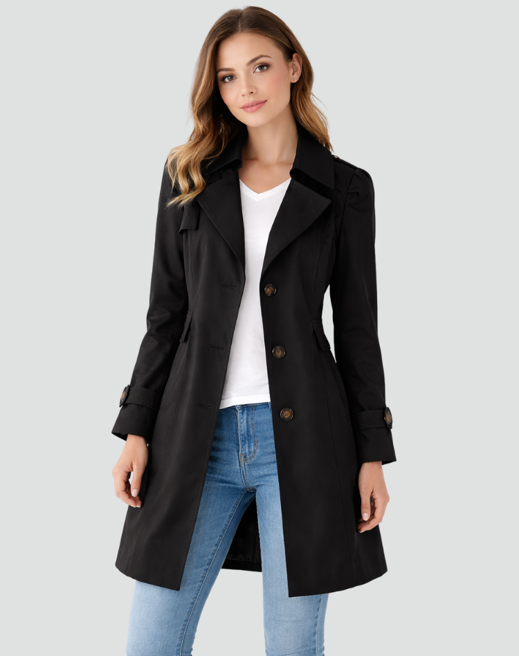 Revella - Slim Fit Trenchcoat Office And Casual Wear — view 4 of 6