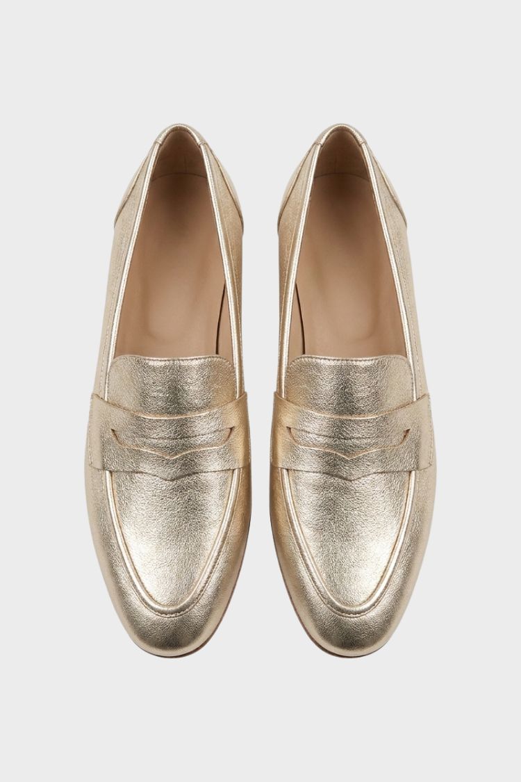 Sabelle - Round Toe Penny Loafer Flats Office Wear