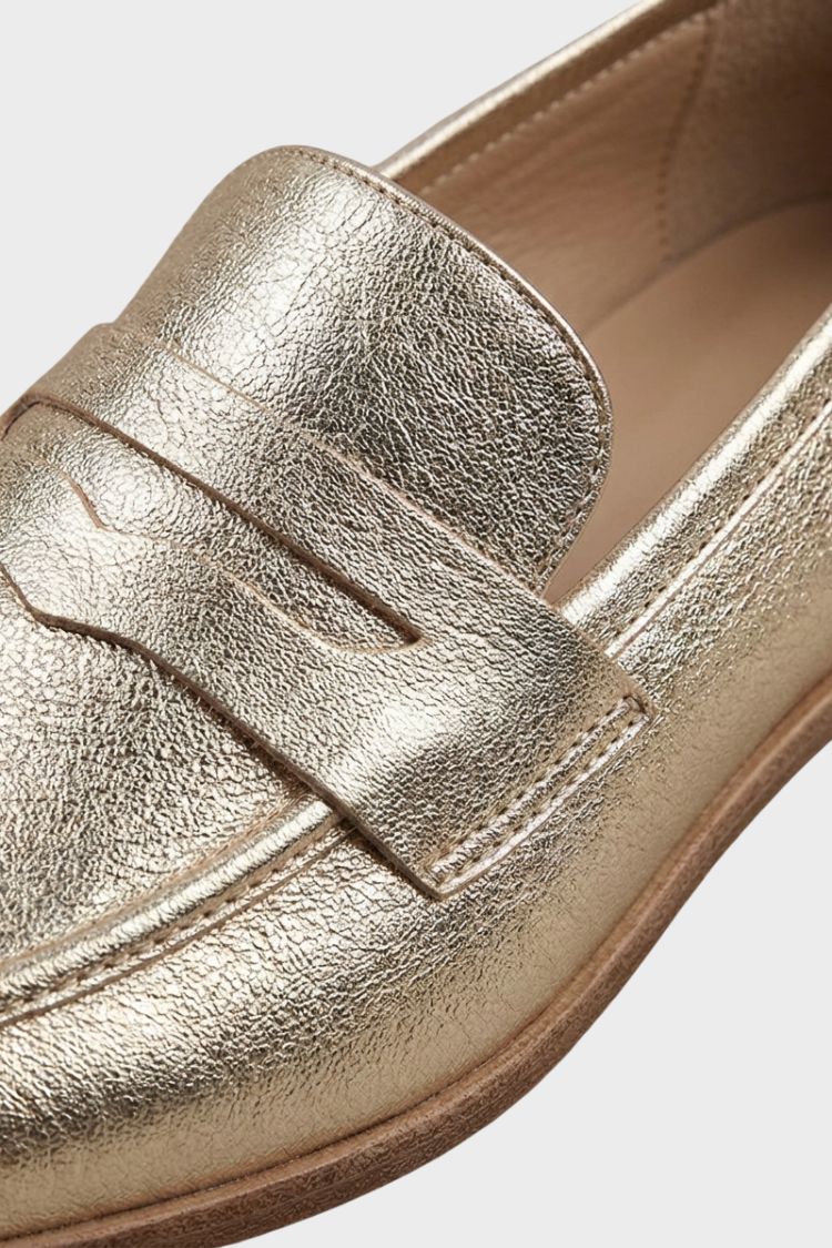 Sabelle - Round Toe Penny Loafer Flats Office Wear — view 2 of 4