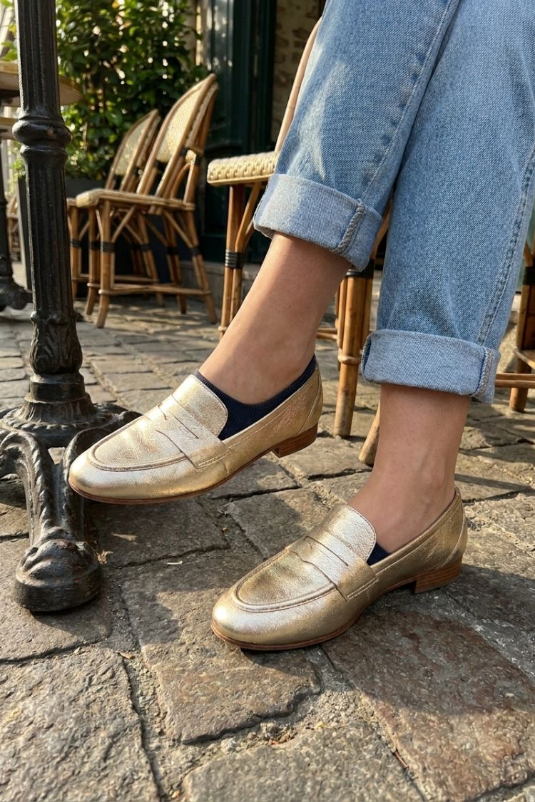 Sabelle - Round Toe Penny Loafer Flats Office Wear — view 4 of 4