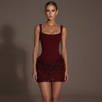 Scintara - Sequinned Corset Mini Christmas Party Dress — view 2 of 5