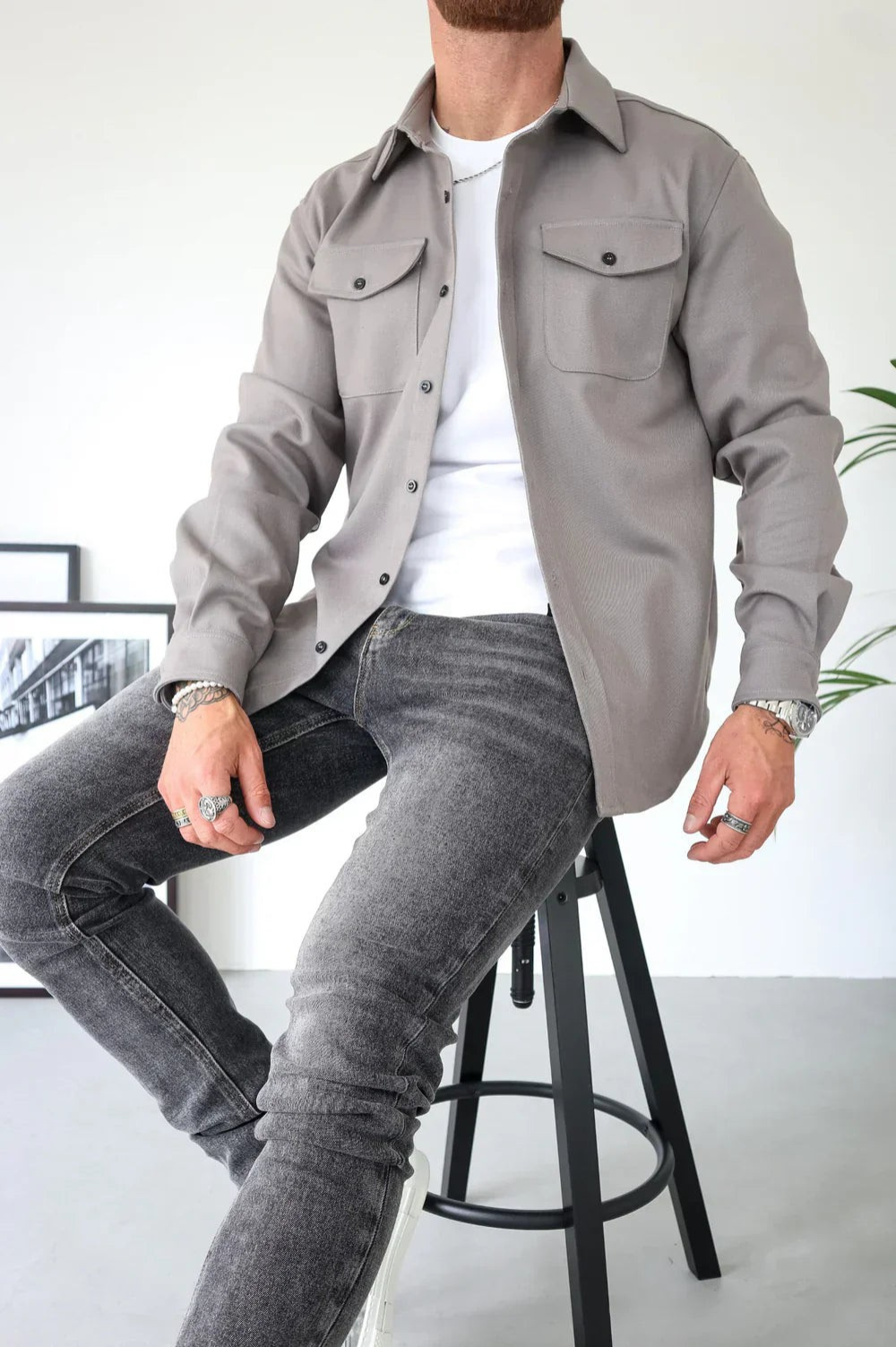 Corveth - Button-Up Overshirt For Layering — view 2 of 10