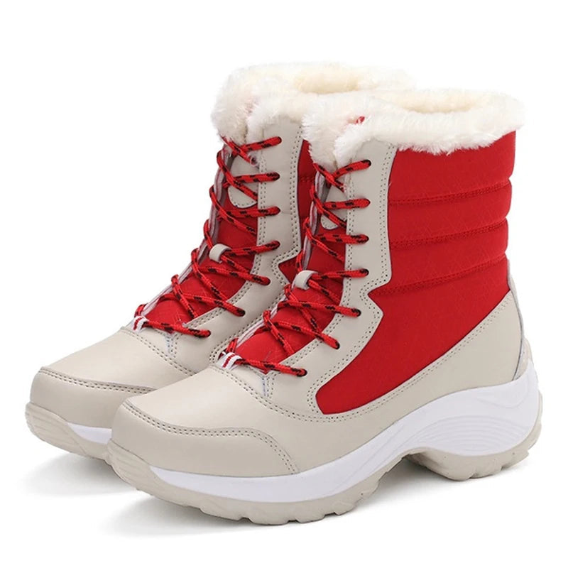 Snowhaven - Fur-Lined Platform Snow Boots Winter Wear — view 9 of 10
