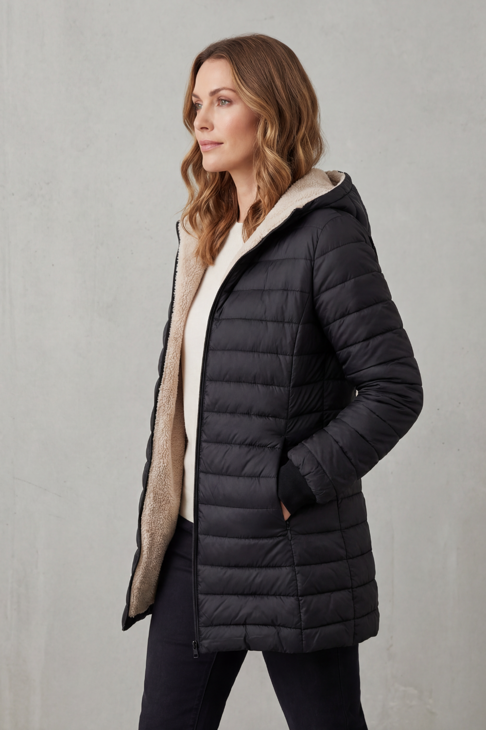 Solenne - Puffer Jacket For Cold Weather Days — view 3 of 10