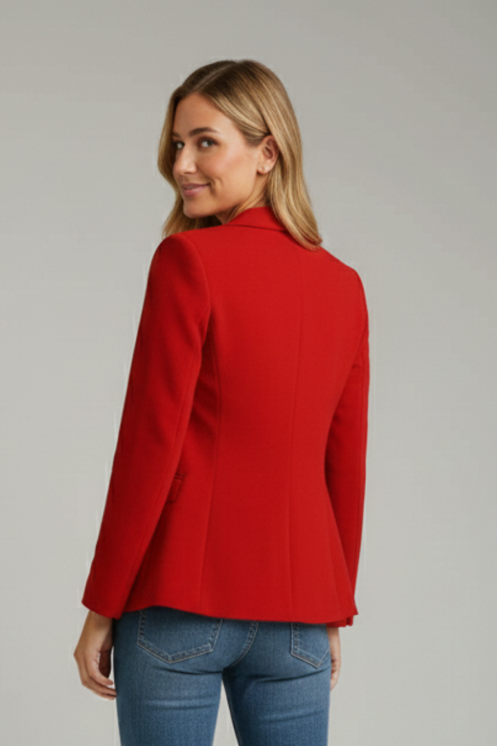 Sonelli - Notched Lapel Single Button Blazer Workwear — view 4 of 10