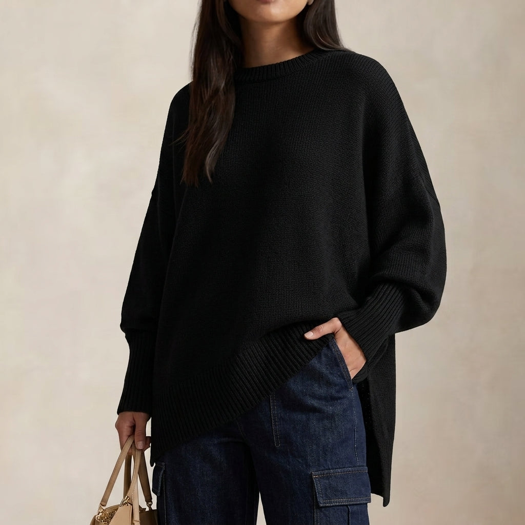 Sonnetta - Draped Knit Pullover Sweater Work To Weekend — view 6 of 9