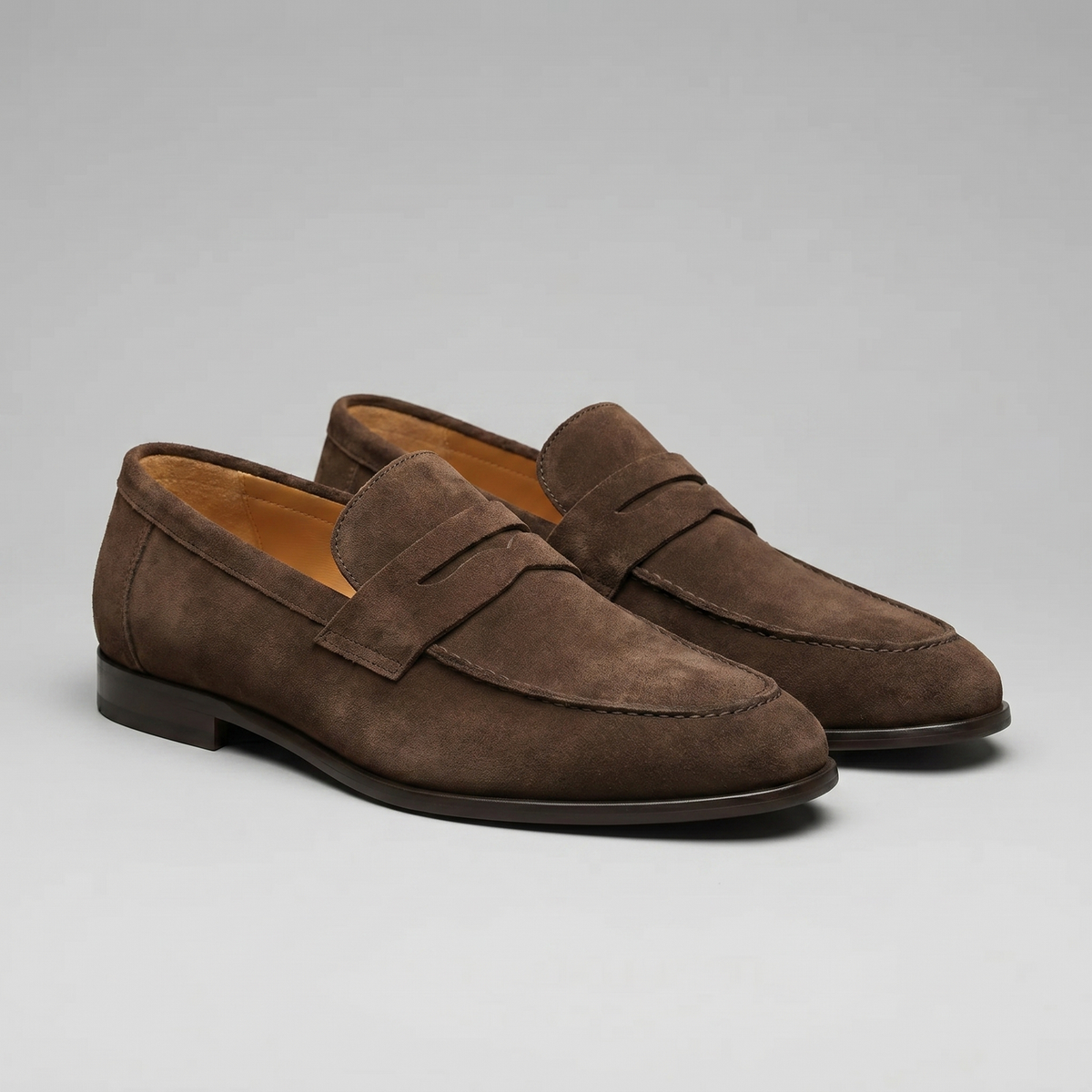 Verdano - Suede Penny Loafers Smart Casual Wear
