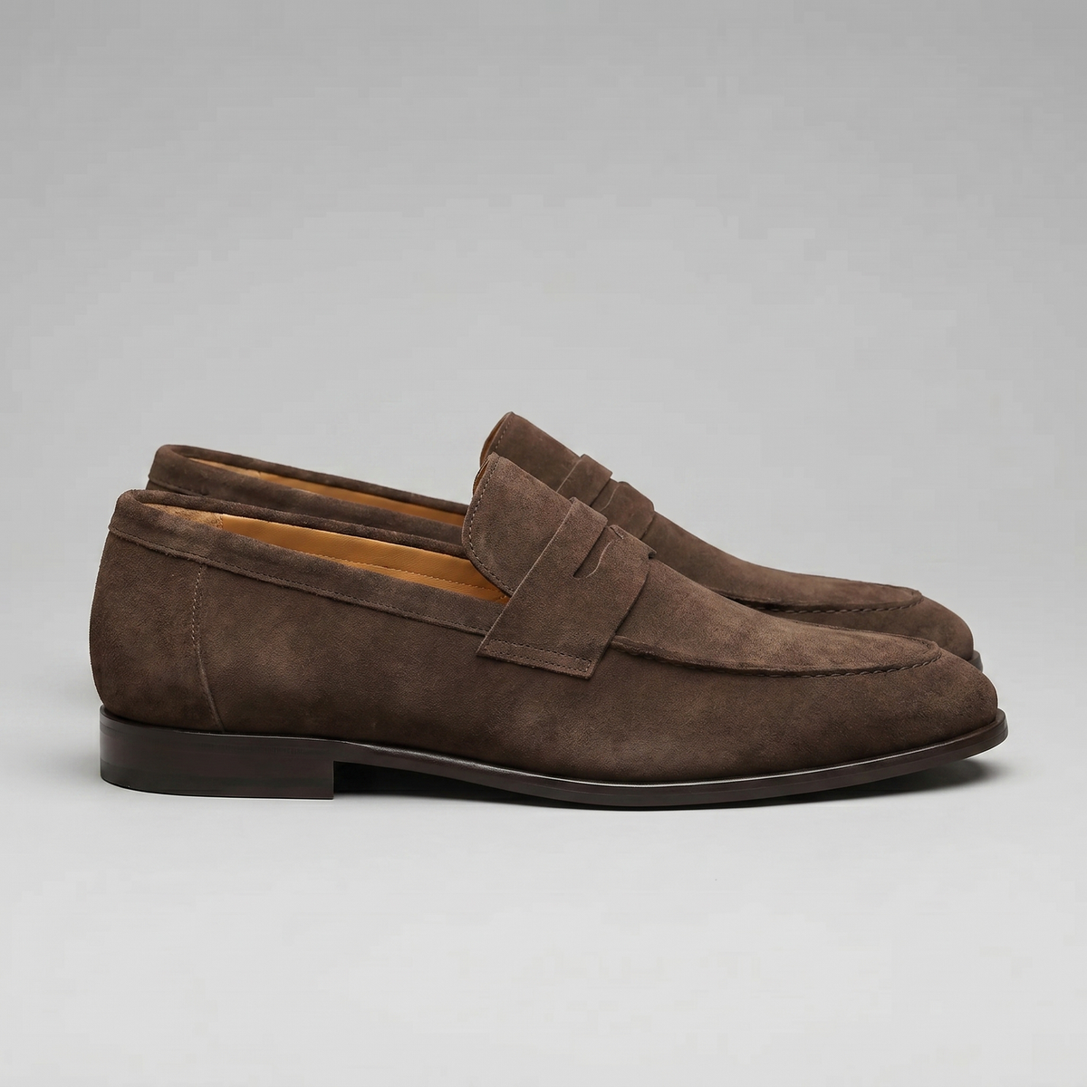 Verdano - Suede Penny Loafers Smart Casual Wear — view 2 of 10