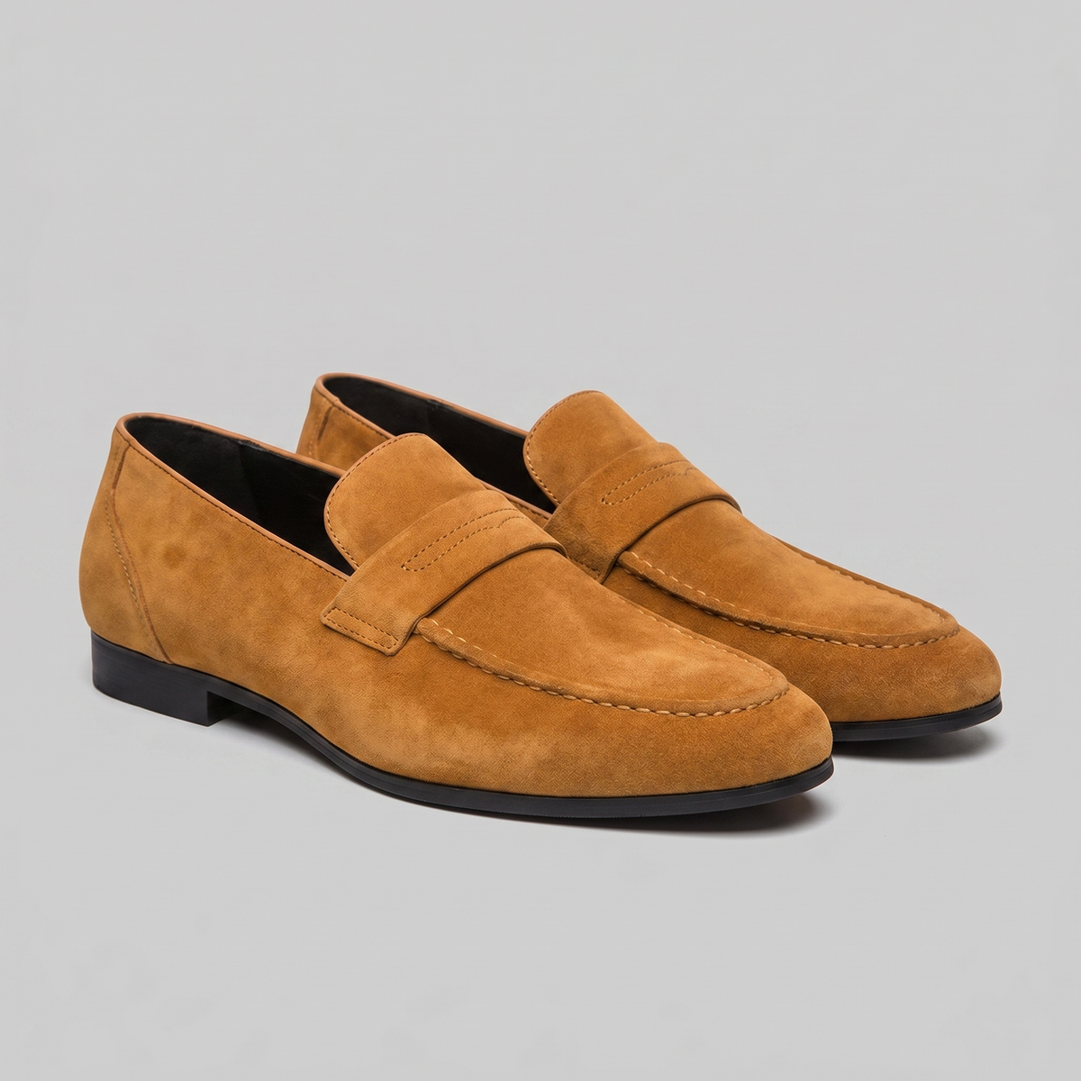 Verdano - Suede Penny Loafers Smart Casual Wear — view 6 of 10