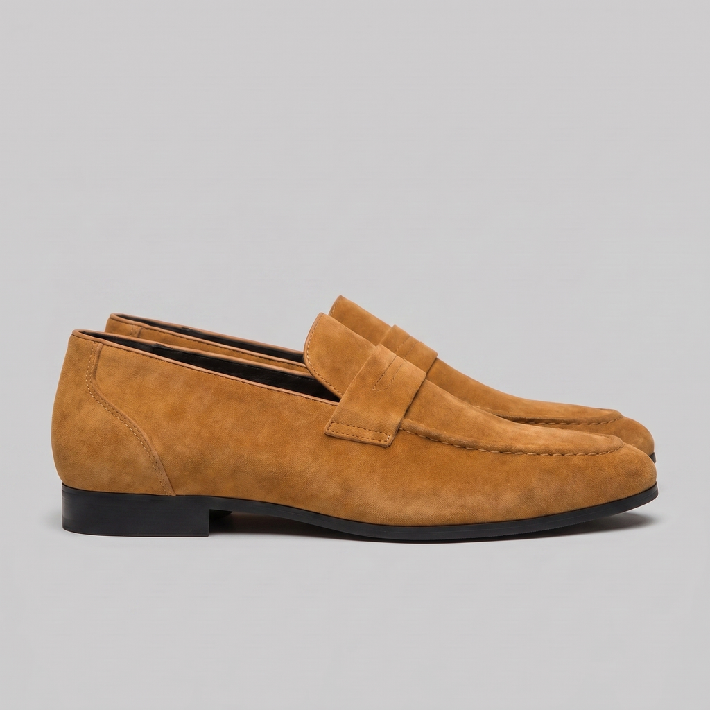 Verdano - Suede Penny Loafers Smart Casual Wear — view 7 of 10