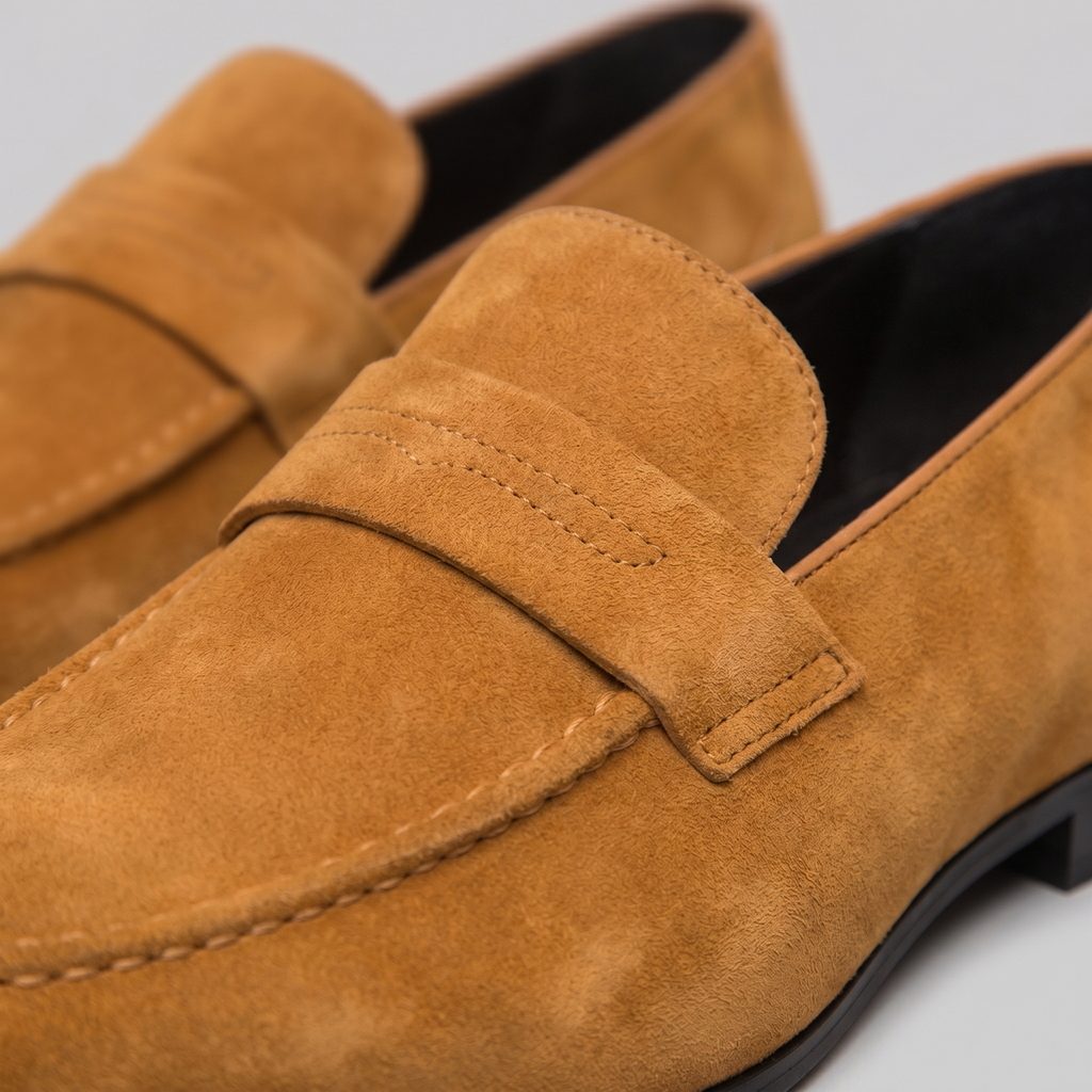 Verdano - Suede Penny Loafers Smart Casual Wear — view 9 of 10