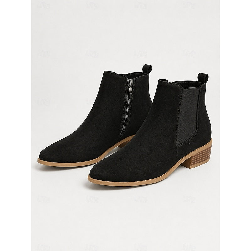 Verenna - Sleek Low Heel Boots For Smart Casual Wear — view 3 of 10