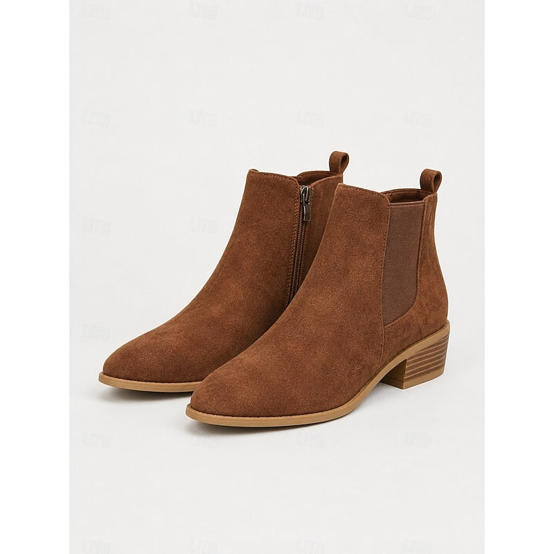 Verenna - Sleek Low Heel Boots For Smart Casual Wear — view 4 of 10