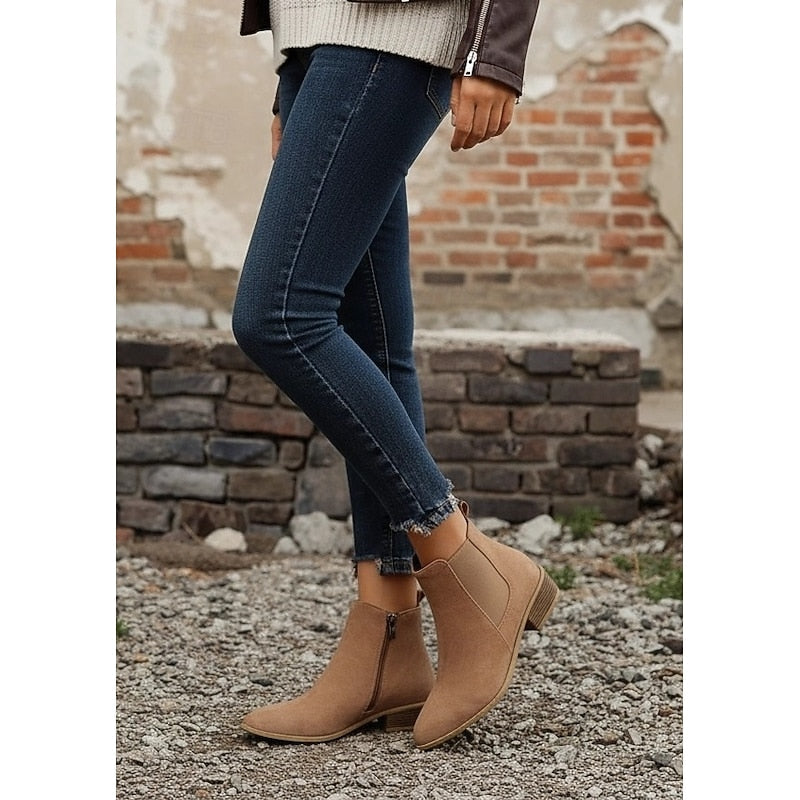 Verenna - Sleek Low Heel Boots For Smart Casual Wear — view 7 of 10