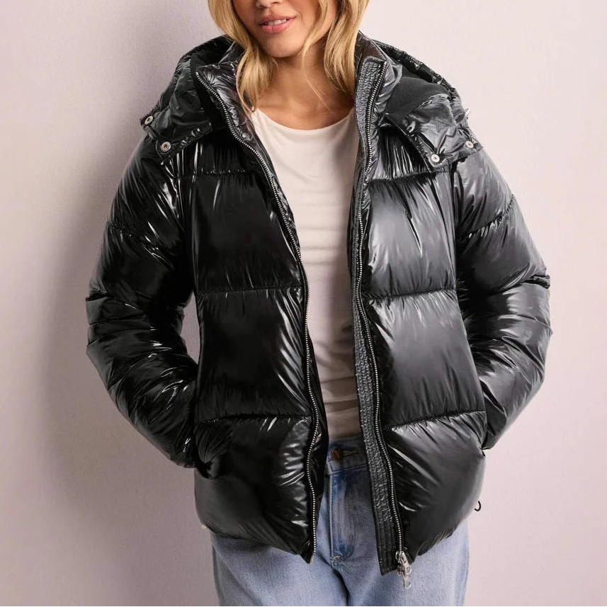 Vestara - Hooded Quilted Puffer Jacket Cold Weather Wear