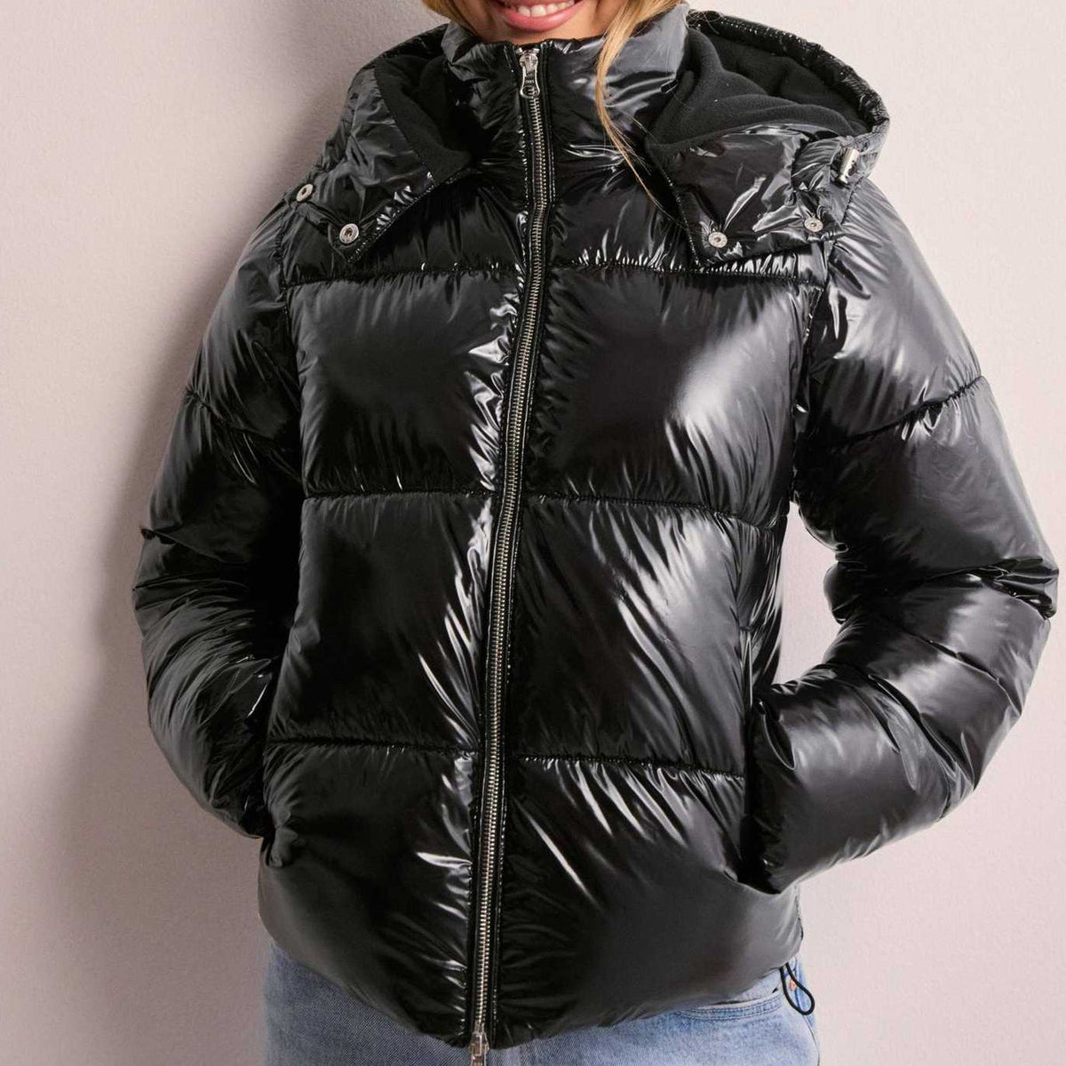 Vestara - Hooded Quilted Puffer Jacket Cold Weather Wear — view 2 of 5
