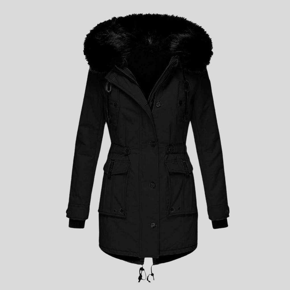 Vosterra - Faux-Fur Collar Coat Cold-Weather Commuting — view 2 of 6
