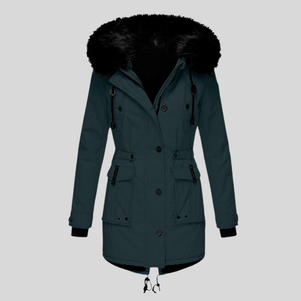 Vosterra - Faux-Fur Collar Coat Cold-Weather Commuting — view 3 of 6
