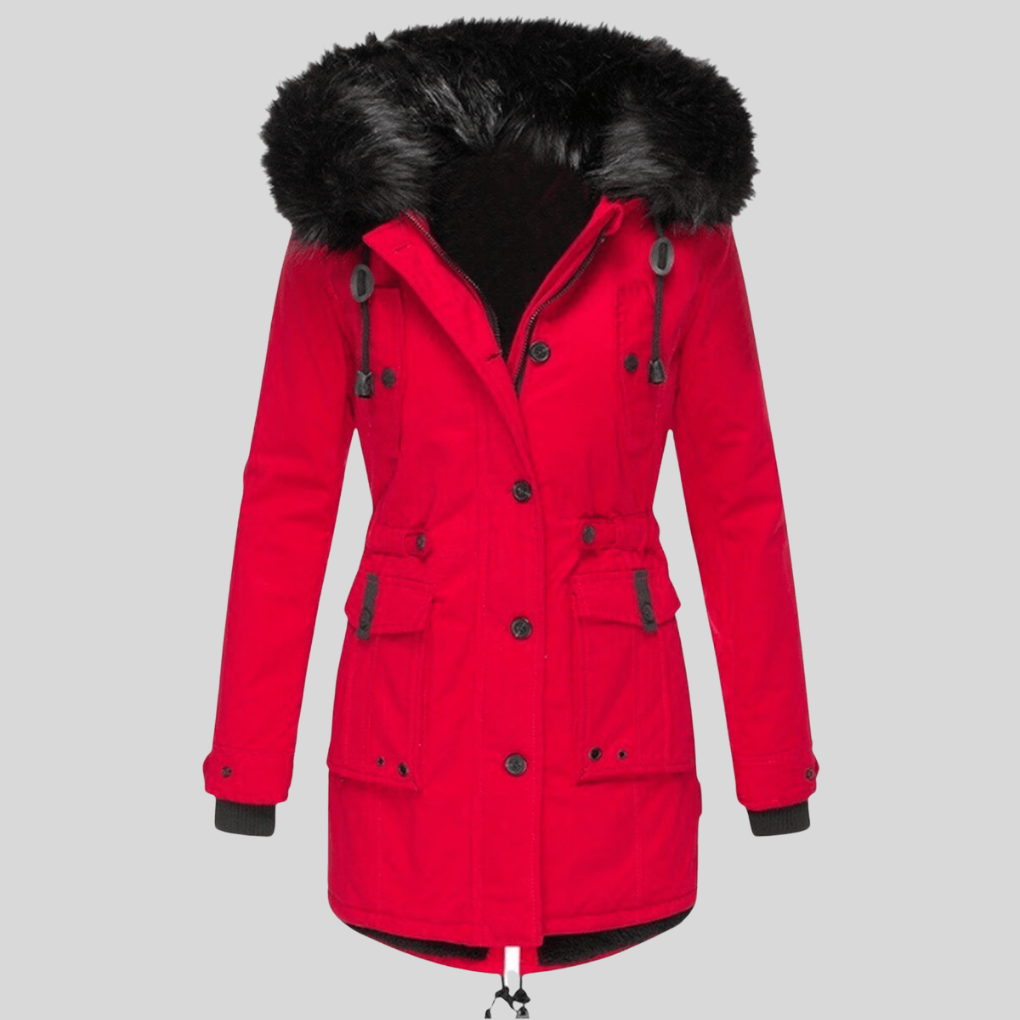 Vosterra - Faux-Fur Collar Coat Cold-Weather Commuting — view 6 of 6