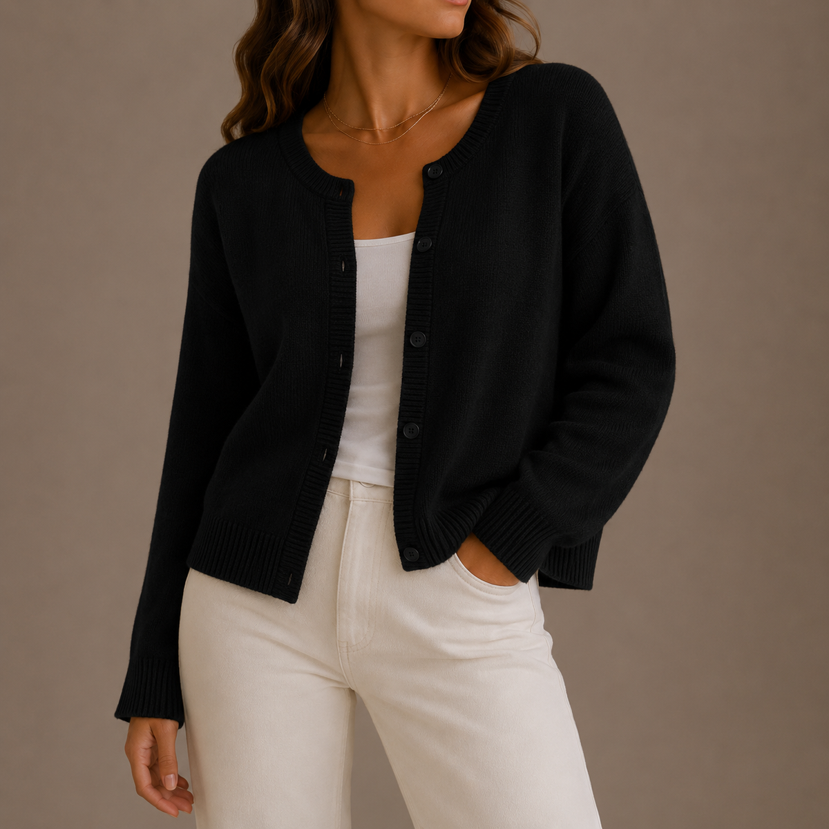 Wintermere - Knit Button-Up Cardigan Everyday Layering — view 2 of 10