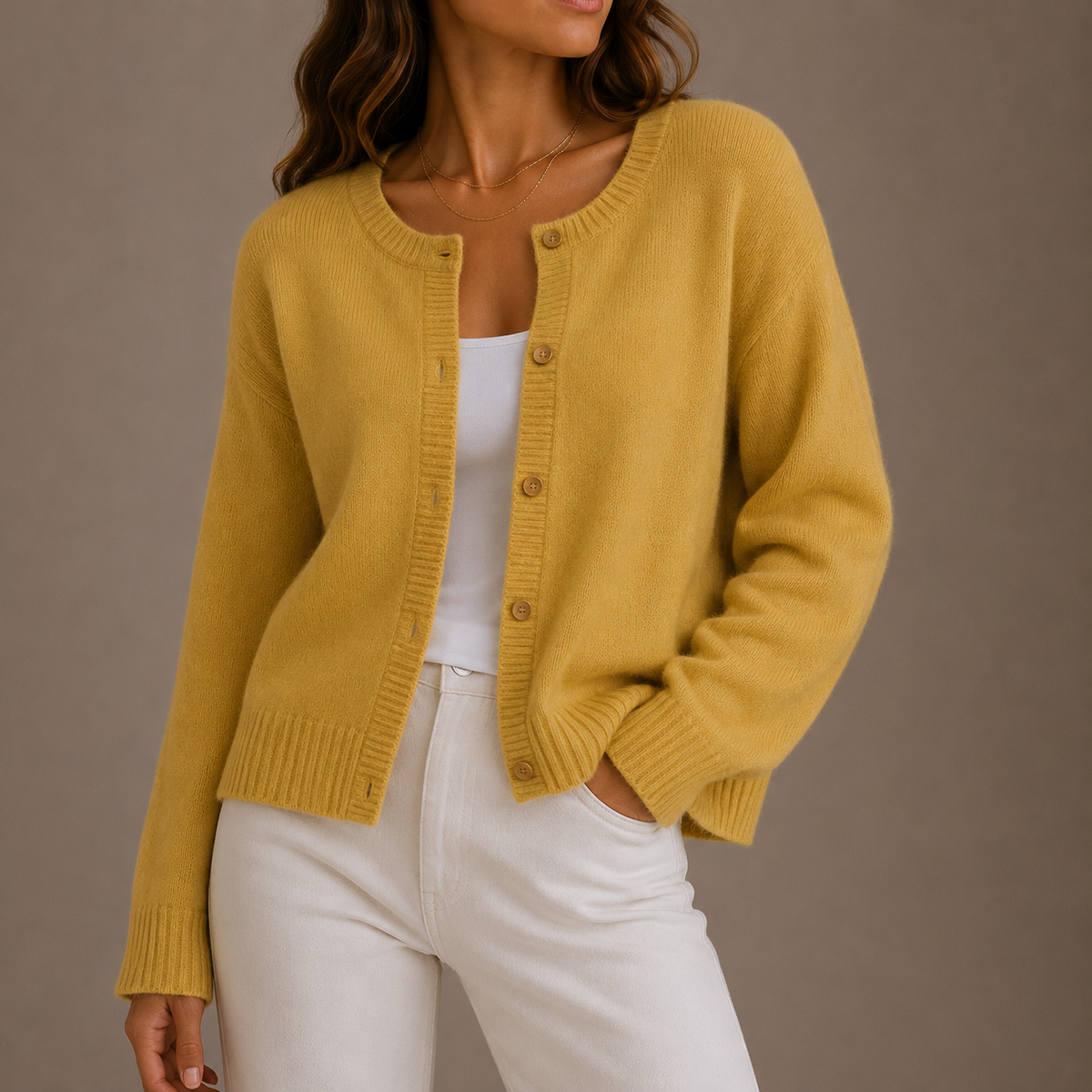 Wintermere - Knit Button-Up Cardigan Everyday Layering — view 6 of 10