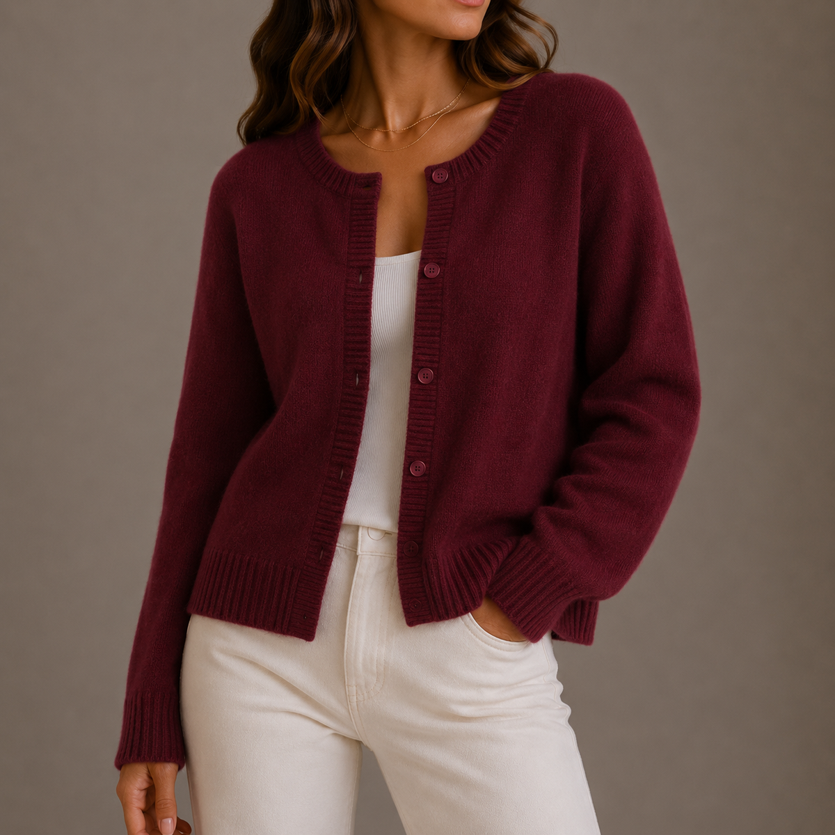 Wintermere - Knit Button-Up Cardigan Everyday Layering — view 7 of 10