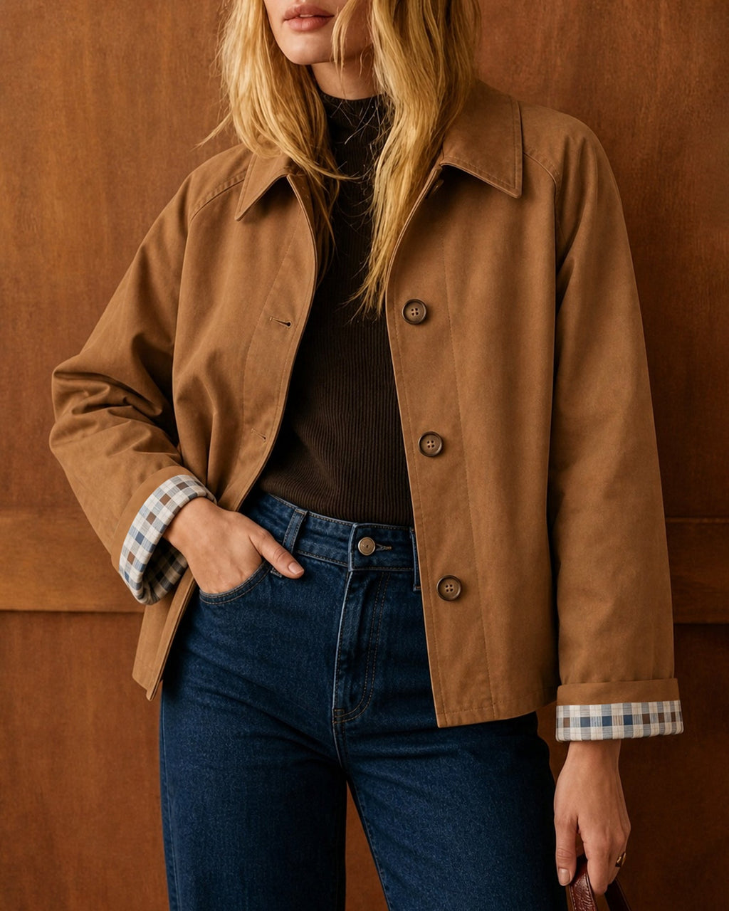 Marlbrook - Single Breasted Casual Jacket Autumn Winter Wear