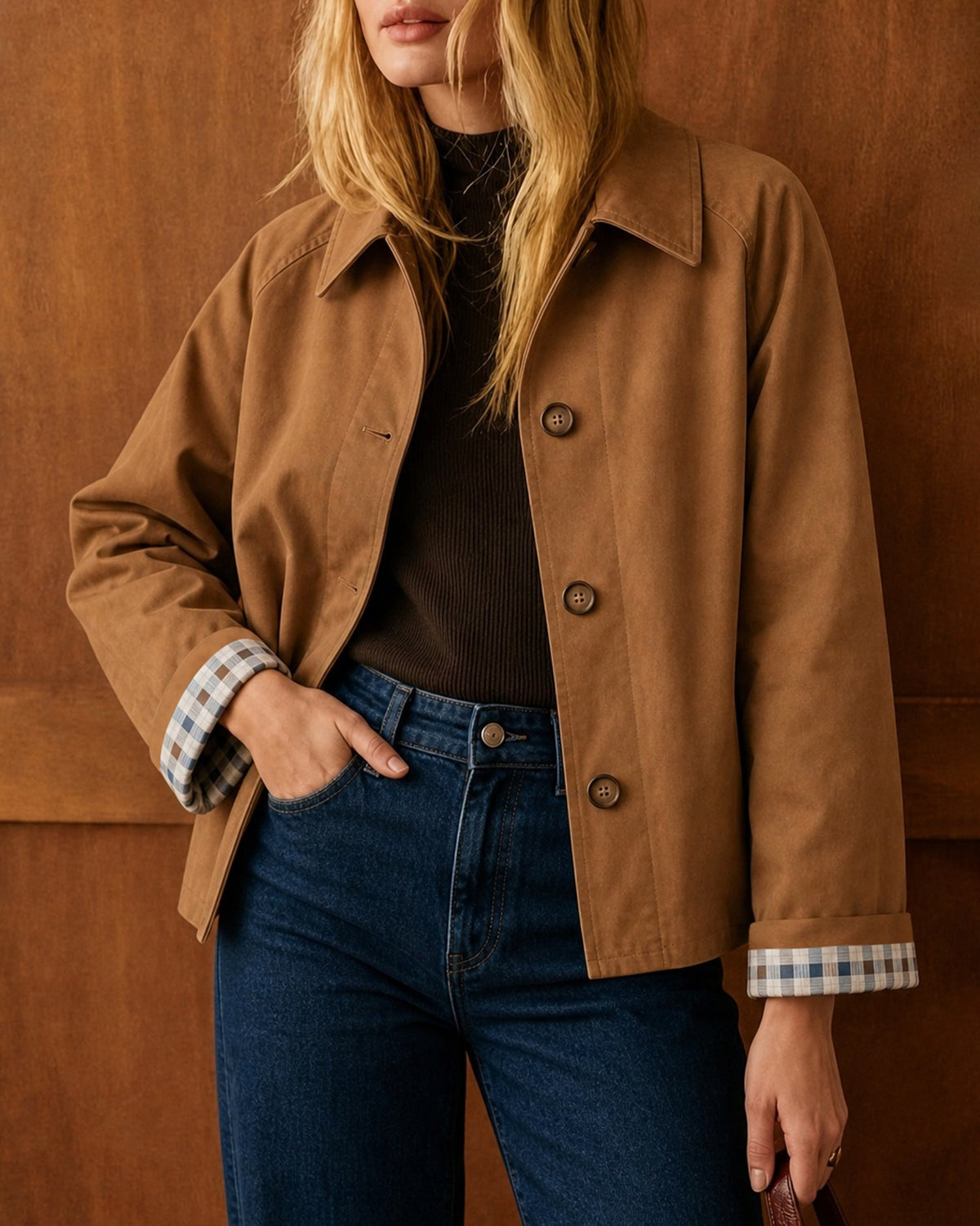 Marlbrook - Single Breasted Casual Jacket Autumn Winter Wear