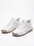 Womens Slip-On Trainers Elastic Lace Low-Top Round Toe Sneakers